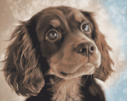 Cute Boykin Spaniel Puppy Diamond Painting