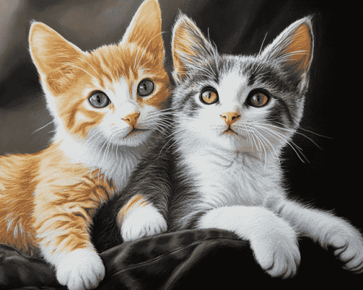 Cute Kittens Diamond Painting