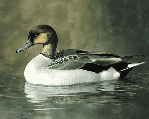 Cute Northern Pintail Duck Diamond Painting