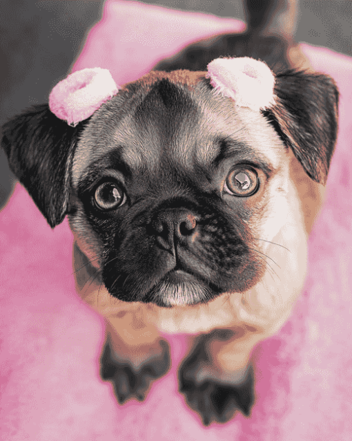 Cute Puppies Paradise Diamond Painting