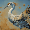 Cute Sandhill Crane Diamond Painting