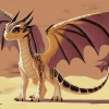 Cute Sandwing Dragon Diamond Painting