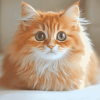 Cute Semi Longhair Cat Diamond Painting