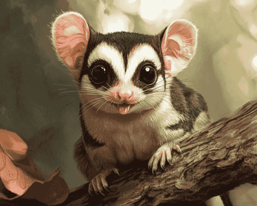 Cute Sugar Glider Diamond Painting