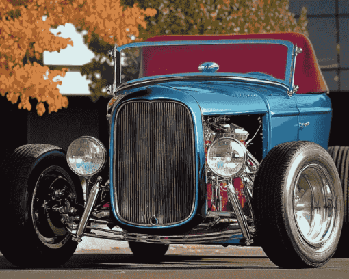 Cyna Engine Hot Rod Diamond Painting