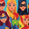 DC Super Hero Girls Animation Diamond Painting