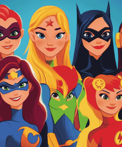 DC Super Hero Girls Animation Diamond Painting