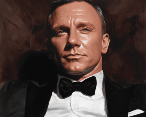 Daniel Craig Celebrity Diamond Painting