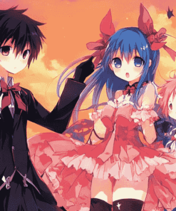 Date A Live Animation Diamond Painting