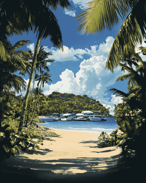 Death in Paradise Movie Diamond Painting