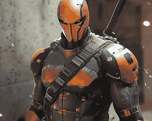 Deathstroke Anime Figure Diamond Painting