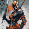 Deathstroke and Harley Quinn Diamond Painting