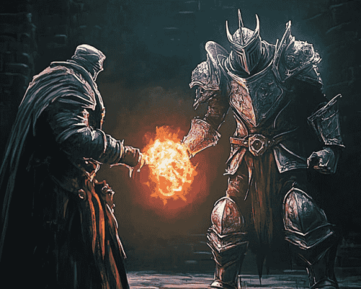 Demons Souls Video Game Diamond Painting