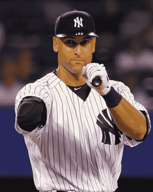 Derek Jeter Baseball Legend Diamond Painting