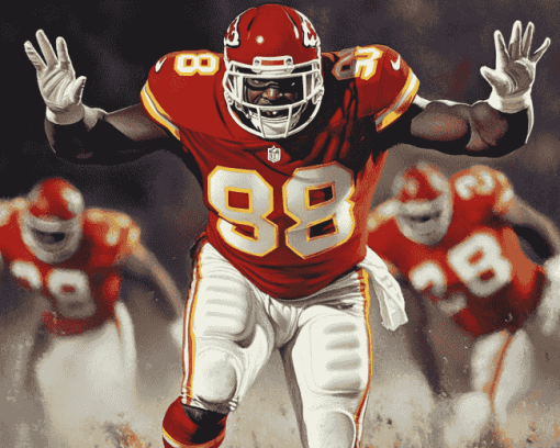 Derrick Thomas Famous Footballer Diamond Painting