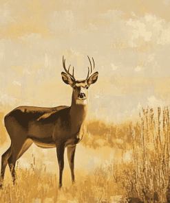 Desert Deer Wildlife Diamond Painting