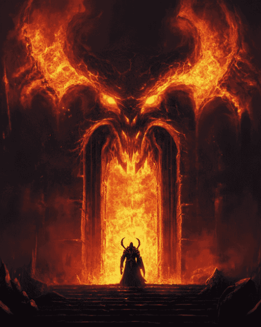 Diablo Online Game Diamond Painting