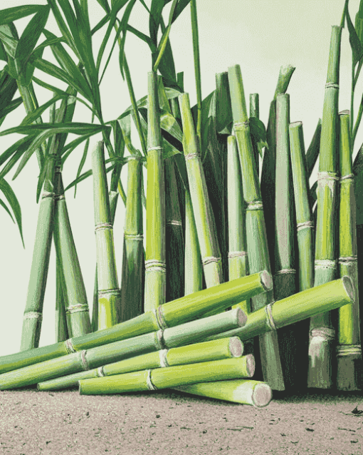 Diamond Sugarcane Plants Diamond Painting