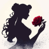 Disney Beauty Silhouette Diamond Painting