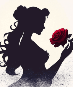 Disney Beauty Silhouette Diamond Painting