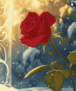 Disney Rose Fantasy Diamond Painting