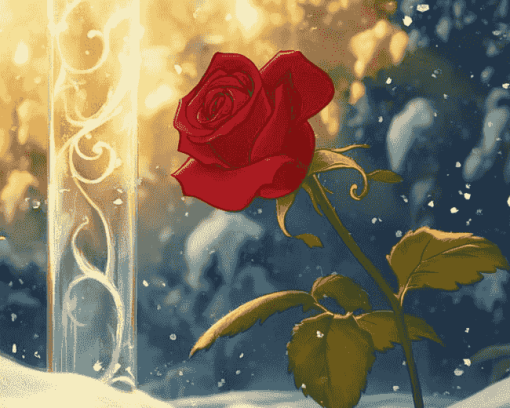 Disney Rose Fantasy Diamond Painting