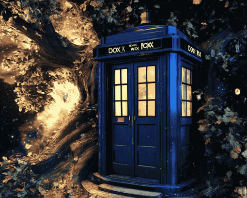 Doctor Who Tardis Animation Diamond Painting