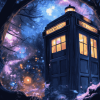 Doctor Who Tardis Colorful Diamond Painting