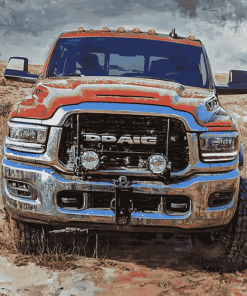 Dodge Truck Engine Diamond Painting