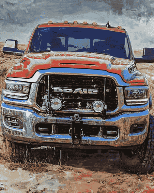 Dodge Truck Engine Diamond Painting