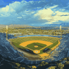 Dodger Stadium Los Angeles Diamond Painting