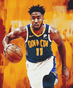 Donovan Mitchell Basketball Diamond Painting