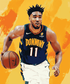 Donovan Mitchell Basketball Diamond Painting