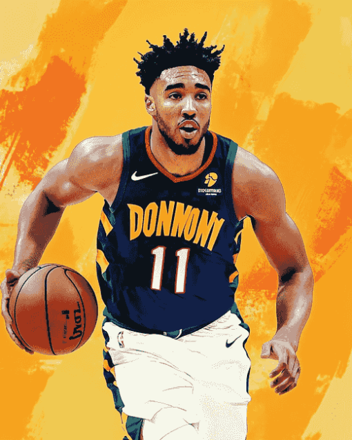 Donovan Mitchell Basketball Diamond Painting