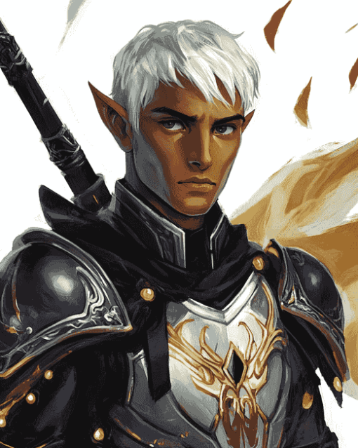 Dragon Age Fenris Character Diamond Painting