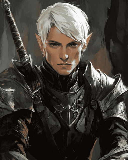 Dragon Age Fenris Diamond Painting