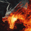 Dragon Fire Animation Diamond Painting