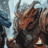 Dragonborn Characters Video Game Diamond Painting