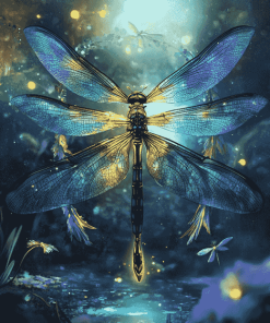 Dragonfly Dreamcatcher Diamond Painting