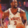 Dwayne Wade NBA Legend Diamond Painting