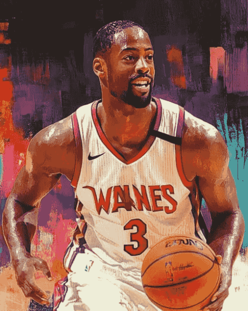 Dwayne Wade NBA Legend Diamond Painting