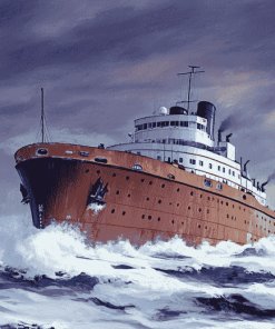 Edmund Fitzgerald Maritime Ship Diamond Painting