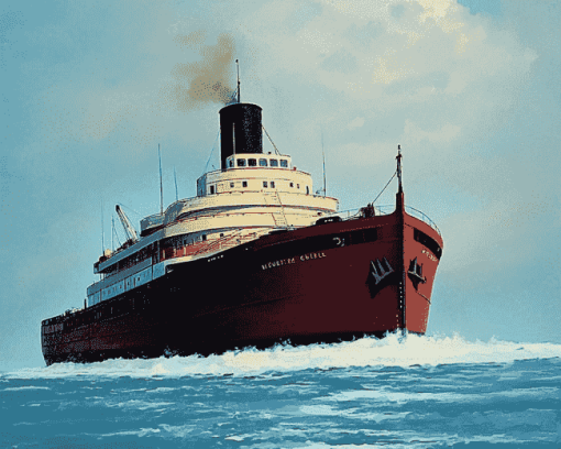 Edmund Fitzgerald Ship Diamond Painting