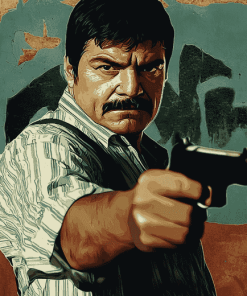 El Chapo Film Series Diamond Painting