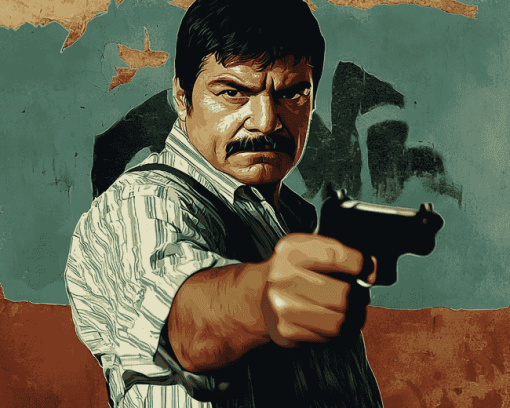 El Chapo Film Series Diamond Painting