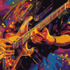 Electric Guitar Anime Diamond Painting