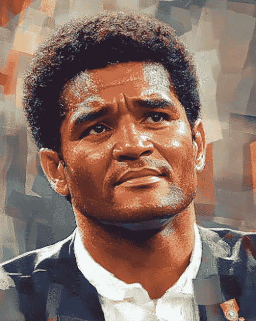 Elegant Eusebio Footballer Diamond Painting