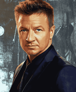 Elegant Jeremy Renner Diamond Painting