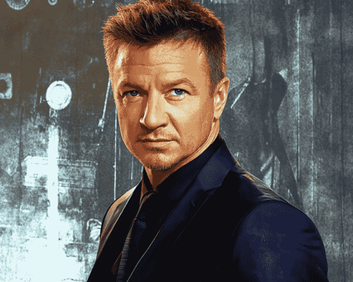 Elegant Jeremy Renner Diamond Painting