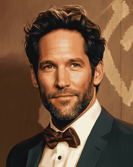 Elegant Paul Rudd Celebrity Diamond Painting